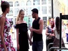 Play stream video category bdsm (326 sec). Blonde made to get naked in public.